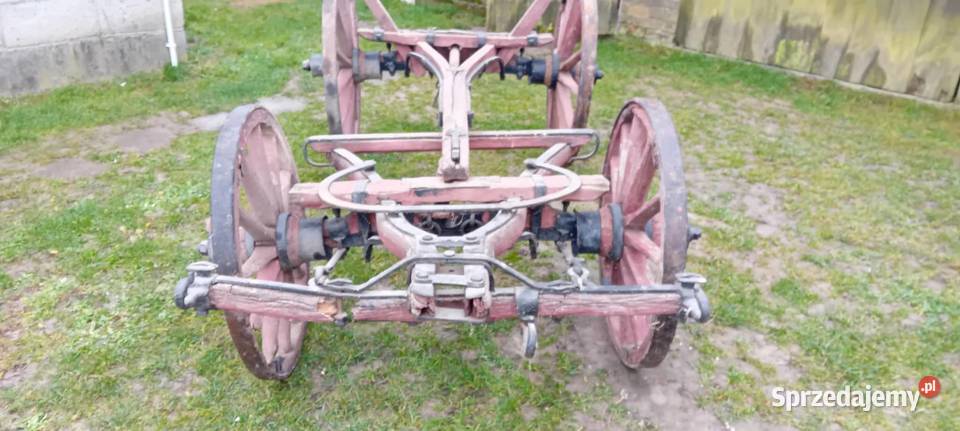 WÓZ konny drewniany stalowe okucia Zamość