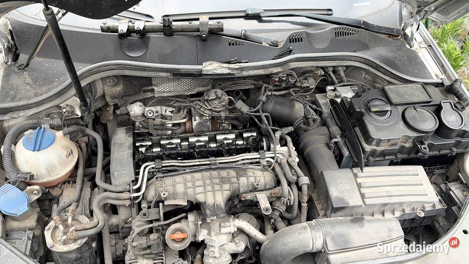 USZKODZONY SILNIK Volkswagen Passat B6 2007 skórzana tapicerka