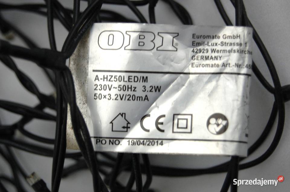 Lampki choinkowe wewnętrzne OBI 50 LED