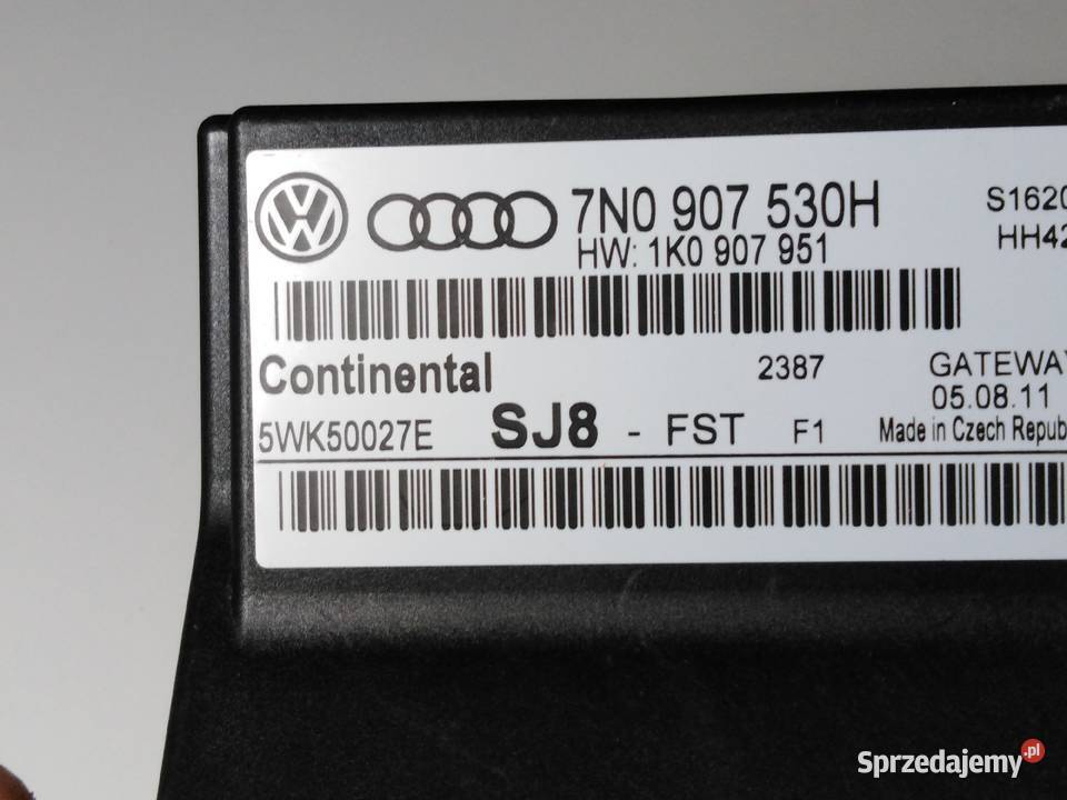 VW STEROWNIK MODUŁ GATEWAY 7N0907530H
20000 Wschowa