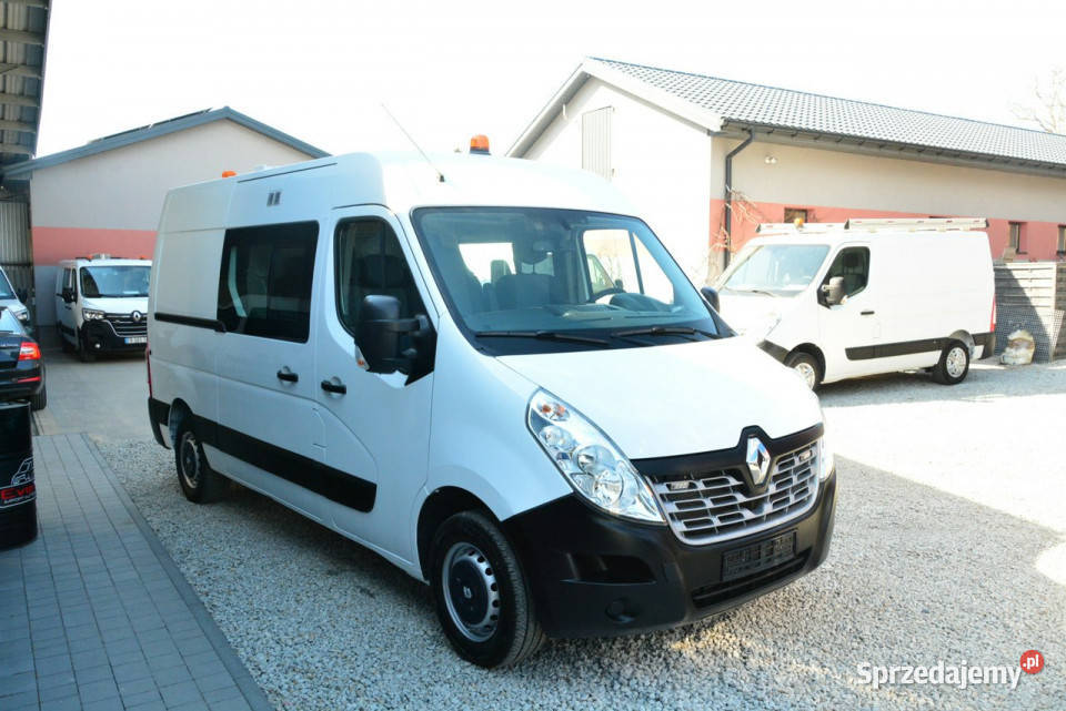 Renault Master średniak 7 osobowy L2H2 wielofunkcyjna kierownica Warszawa sprzedam