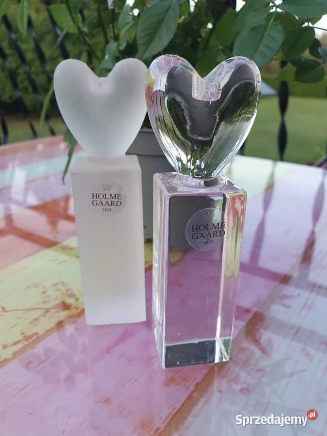 Holmegaard świeczniki serca śląskie Myszków