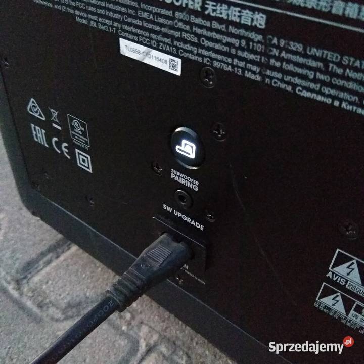 JBL Bar 31 Subwoofer aktywny 25 300W 12 Świebodzice