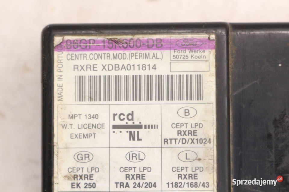 FORD SCORPIO MK2 9498 MODUŁ KOMFORTU Prochowice sprzedam