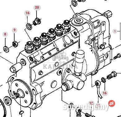 Massey Ferguson 3690 Pompa Wtryskowa CZĘŚCI Jastrzębniki