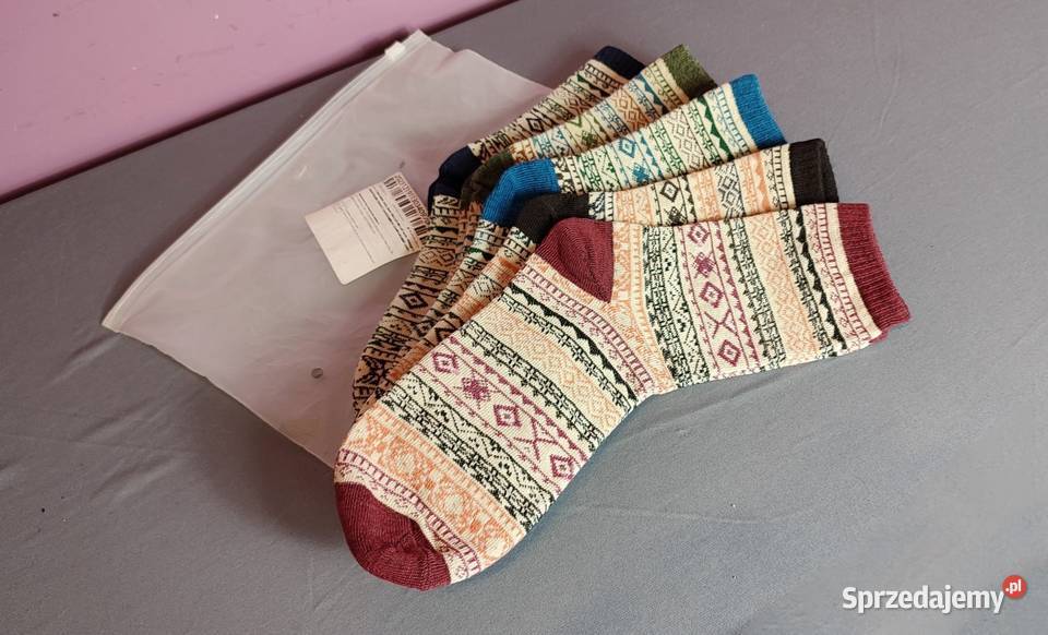 5 par zimowych skarpet miękkie klasyczne Jasień sprzedam