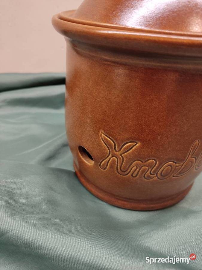 Stary ceramiczny pojemnik na czosnek opolskie Głuchołazy sprzedam