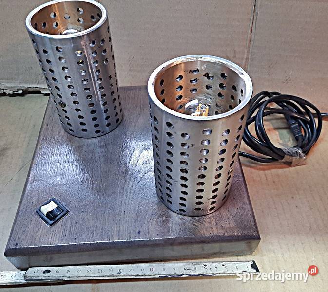 Lampa na stolik 2x E14 projekt kreatywny Ostrów Wielkopolski
