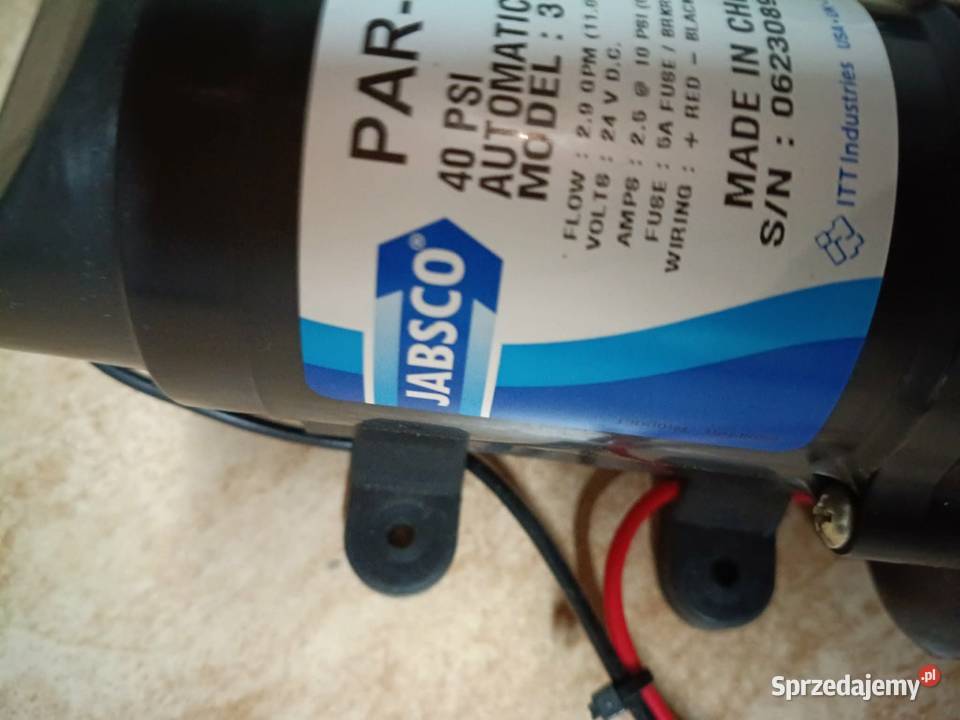 Automatyczna pompa wodna Jabsco Par 29 ciężarowe Nysa