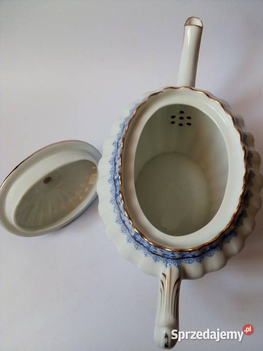 imbryk dzbanek porcelana China Blau Tuppack śląskie Częstochowa