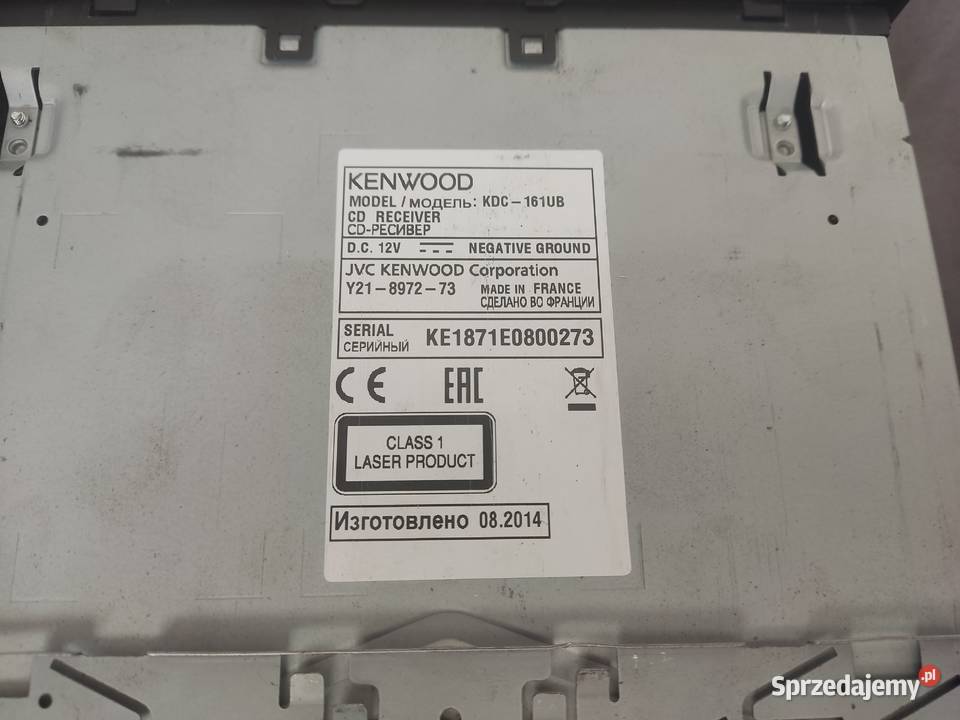 Radio samochodowe Kenwood KDC161UB Kenwood Lublin