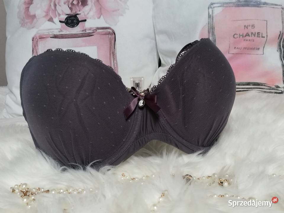 biustonosz szary usztywniany kolekcja Britney Warszawa