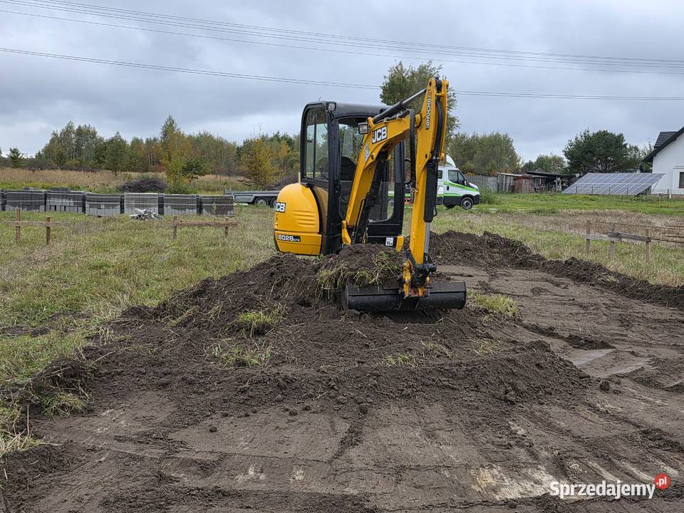 JCB 8026 mini koparka 3 łyżki szybkozłącze 1 wł Bieliny