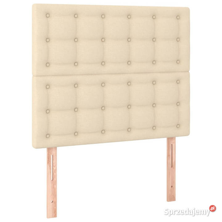 Zagłówek do łóżka z LED kremowy 80x5x118128 Dom i Ogród Warszawa
