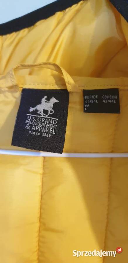 Kurtka męska pikowana US GRAND POLO Nowa L śląskie Rydułtowy