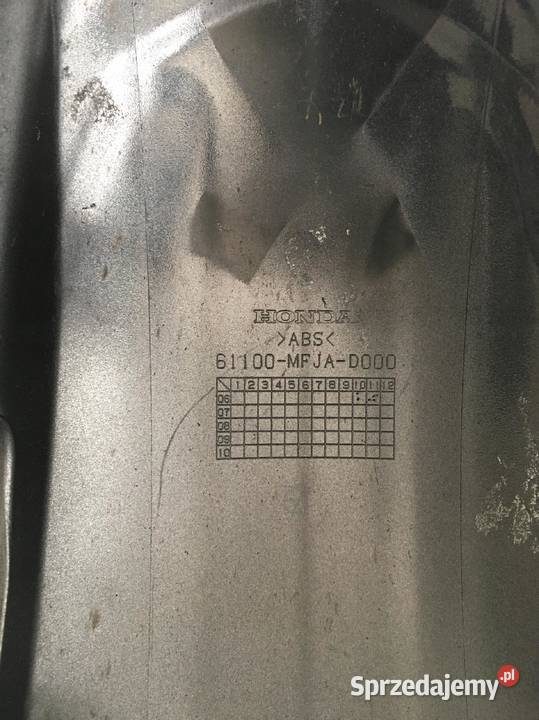 HONDA CBR 600 RR PC40 Błotnik przedni przód Łobżenica