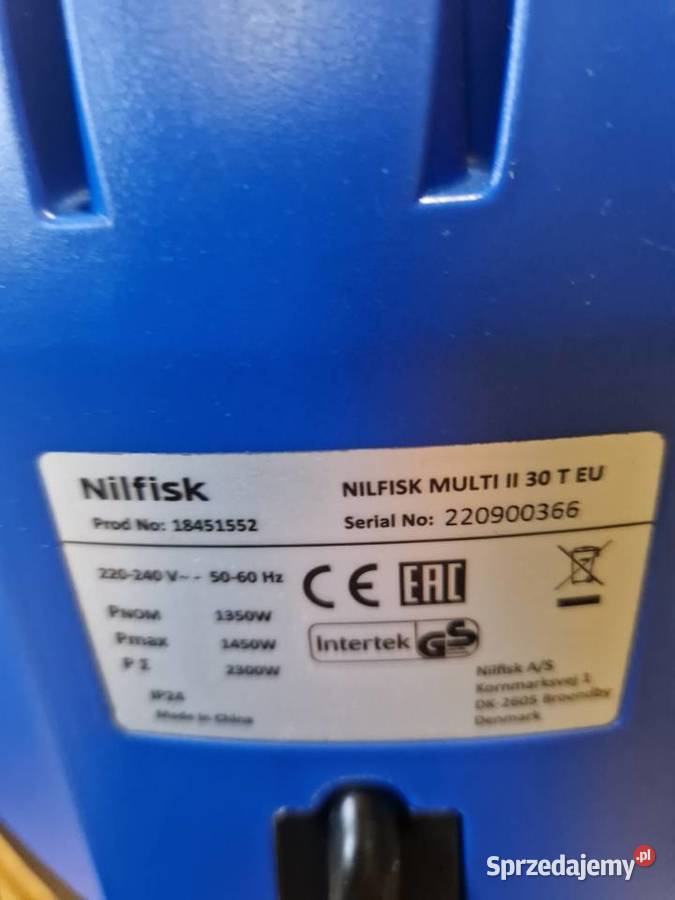 Odkurzacz do pracy na sucho i mokro Nilfisk