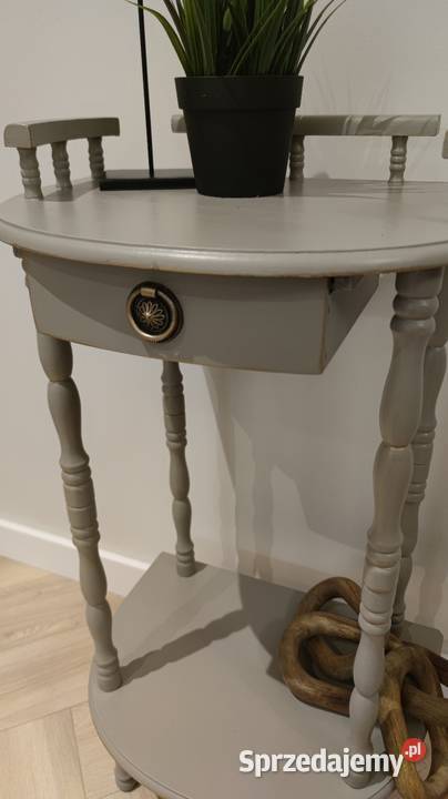 Etażerka konsolka z szufladą