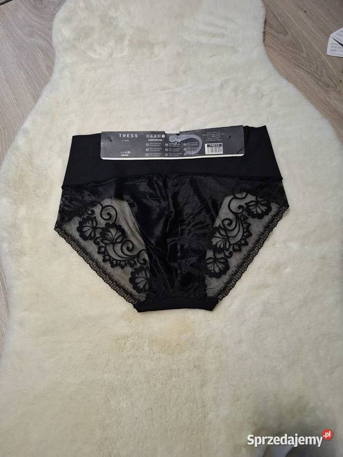 Wyższe bezszwowe majtki LXL z koronką Kielce