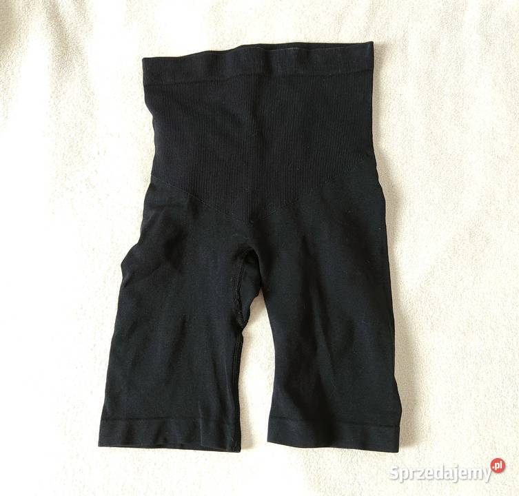 Czarne spodenki wyszczuplające kolarki S 36 M 38 Szczecin