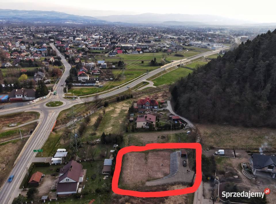 Działka budowlana Nowy Sącz Chełmiec 14ar z