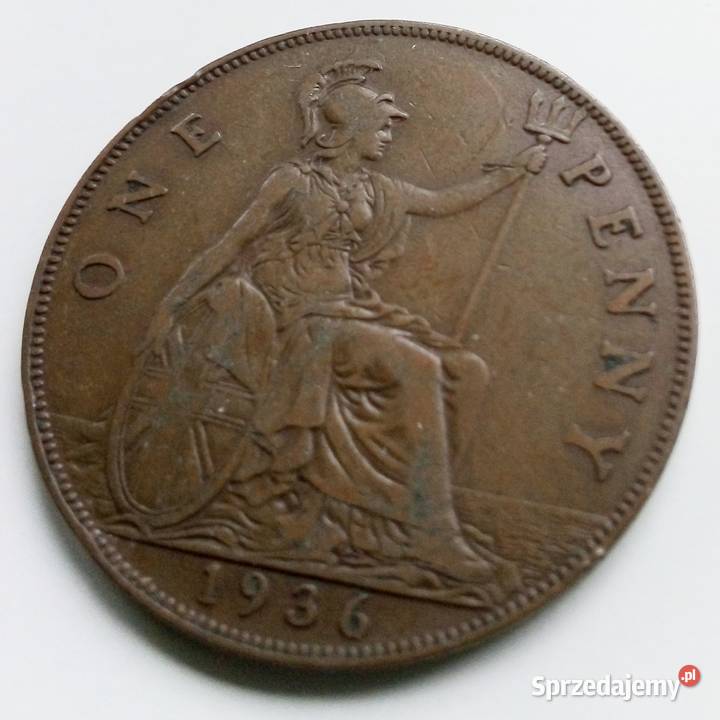 WIELKA BRYTANIAONE PENNY1936 r Legionowo