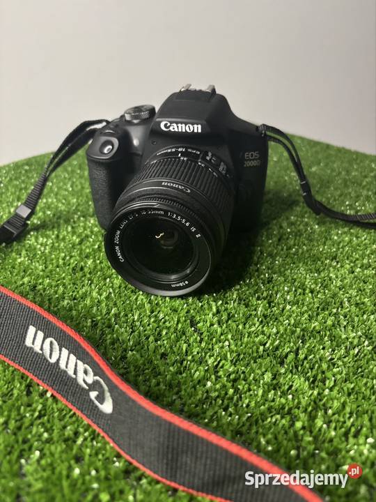Aparat Canon EOS 2000D Obiektyw Canon 1855mm Lubin