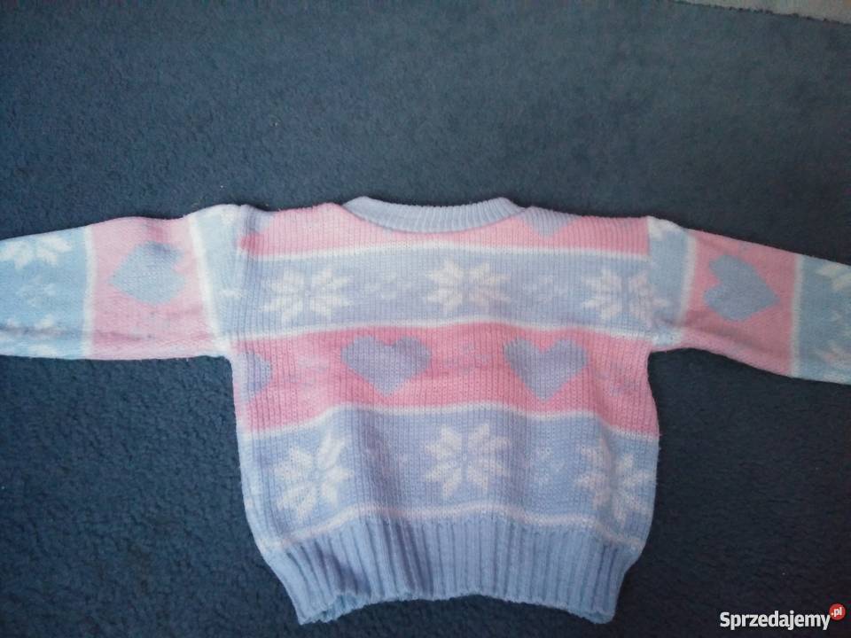 sweter dziewczęcy r 74 dziewczynka sprzedam