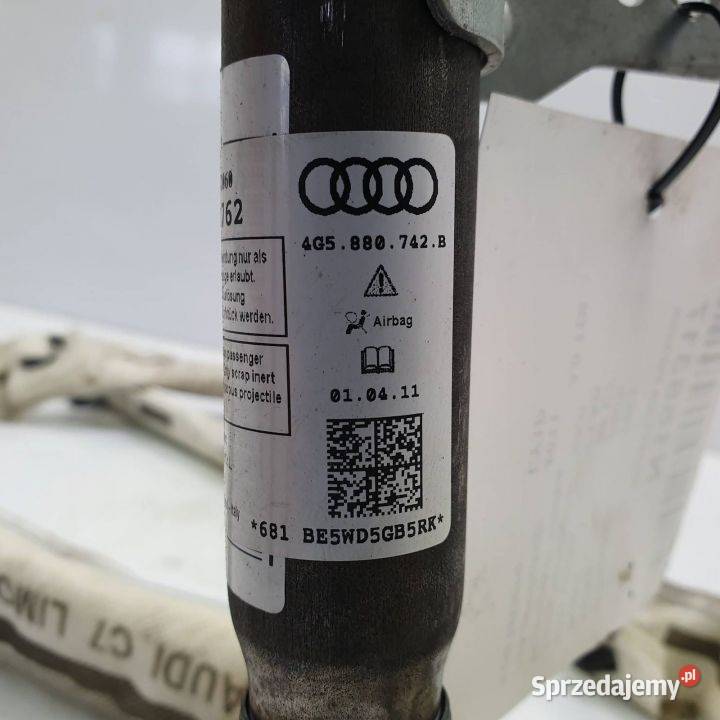 KURTYNA PRAWA AUDI A6 C7 4G5880742B Części samochodowe Lipno