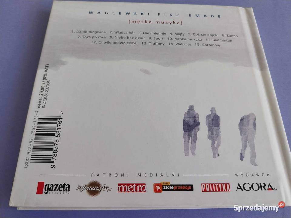 Waglewski Fisz Emade Męska Muzyka CD 2008 małopolskie Kraków sprzedam