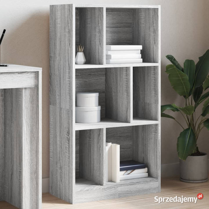 Regał szary dąb sonoma 57x285x1075 WM848008 mazowieckie Warszawa