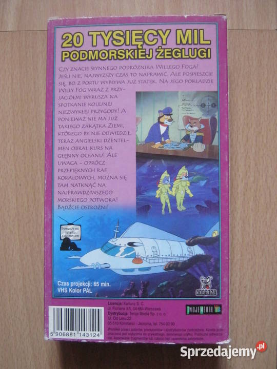 Kaseta VHS Kapitan Nemo Szczecin
