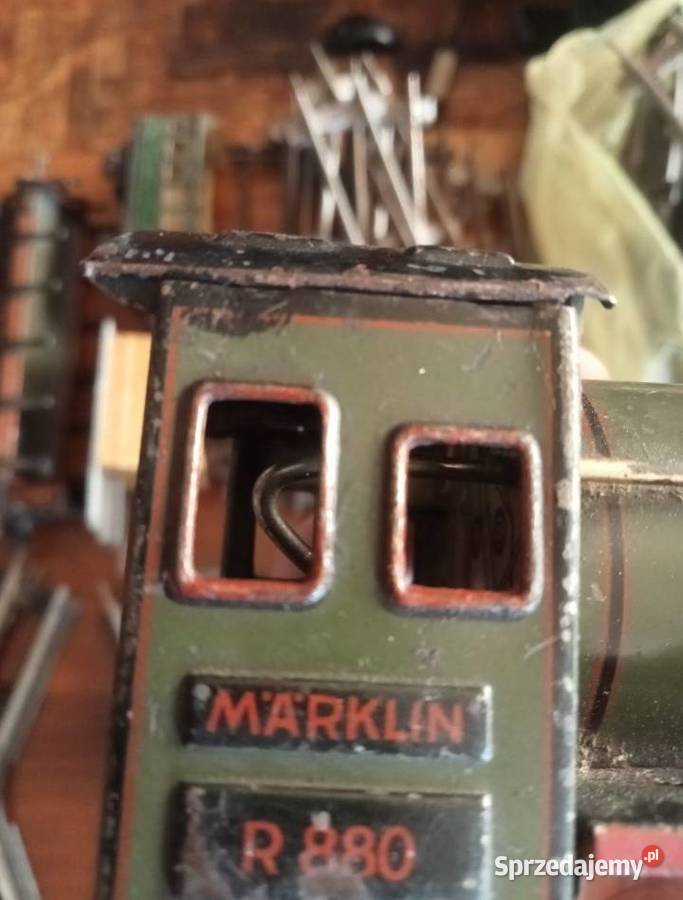 Stara Kolejka blaszana Marklin R880 Wagony Tory Grójec