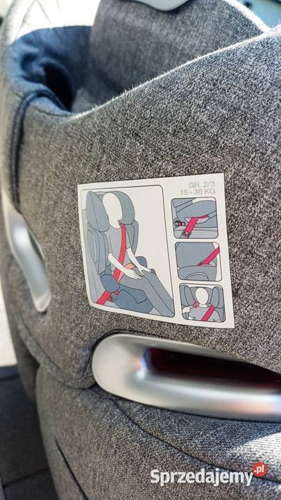 Fotelik samochodowy Cybex Solution Q3 Fix Plus 15 - 36 kg śląskie Zabrze