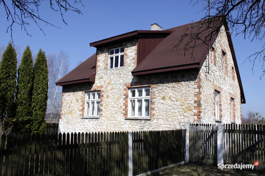 Dom w Zimnowoda Karcze gm Lipie pow Kłobuck piwnica śląskie Zimnowoda