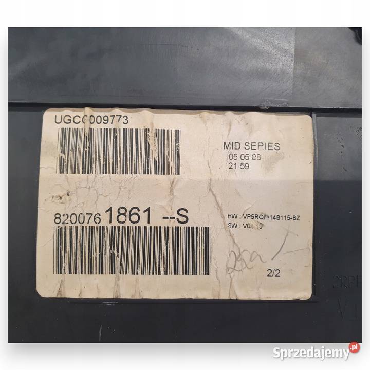 LICZNIK ZEGARY 8200761861S Renault Clio III 15 Chełm