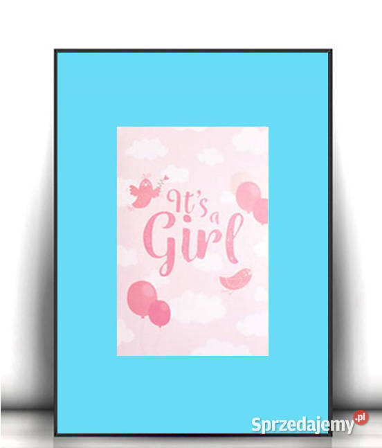 pastelowy plakat do pokoju dziewczynki girl Opole