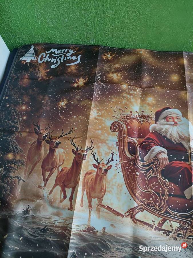 Obrus z motywem świątecznym 90140 Piotrków Trybunalski sprzedam