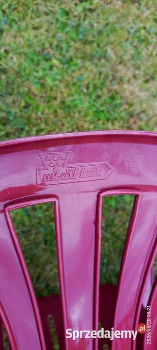Krzesło ogrodowe 4 krzesła plastikowe możliwy Mysłowice