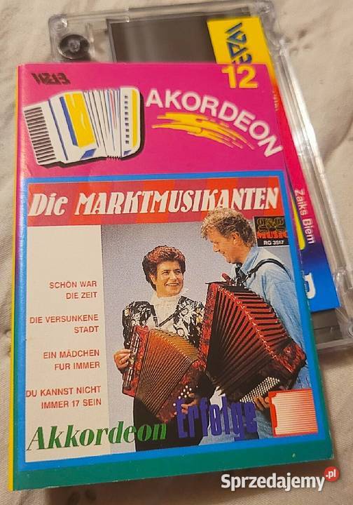 Muzyka na akordeon trzy kasety w stanie Chełmno