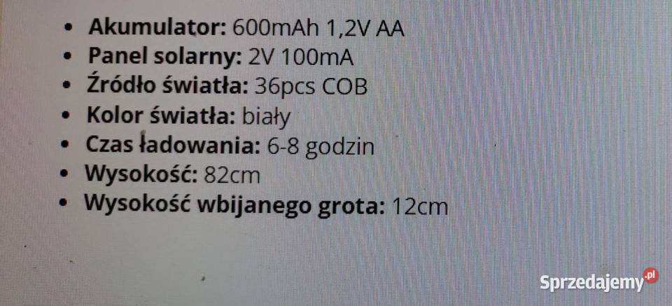 Konewka z światłem na Led słoneczne Nowa