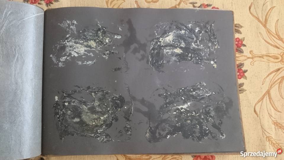 Stary niemiecki album do zdjęć fotografii