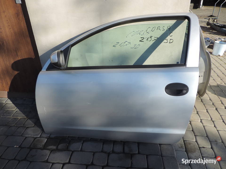 OPEL CORSA C 3D DRZWI LEWY PRZÓD Z157 Nowy Sącz sprzedam