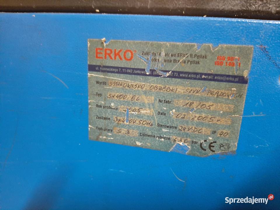 Syndyk sprzeda Stanowisko Obróbki Szyn Prądowych Warszawa