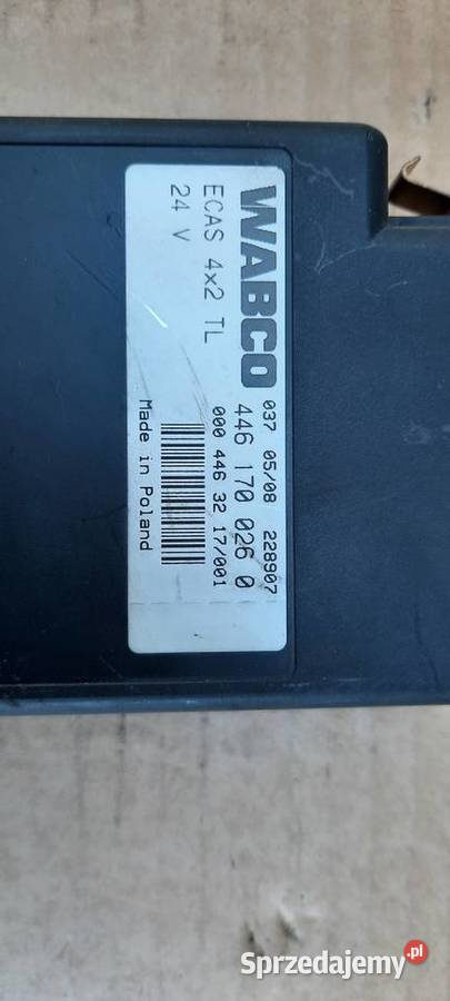 Sterownik ECAS 6x2 Mercedes ACTROS 4461700260 Staszów