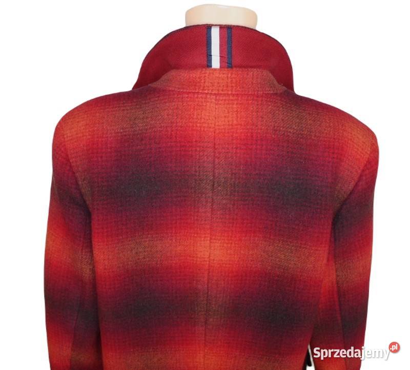 Damski płaszcz Tommy Hilfiger Wool Blend Check śląskie Tarnowskie Góry