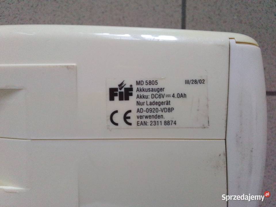 Odkurzacz FiF Medion MD 5805
