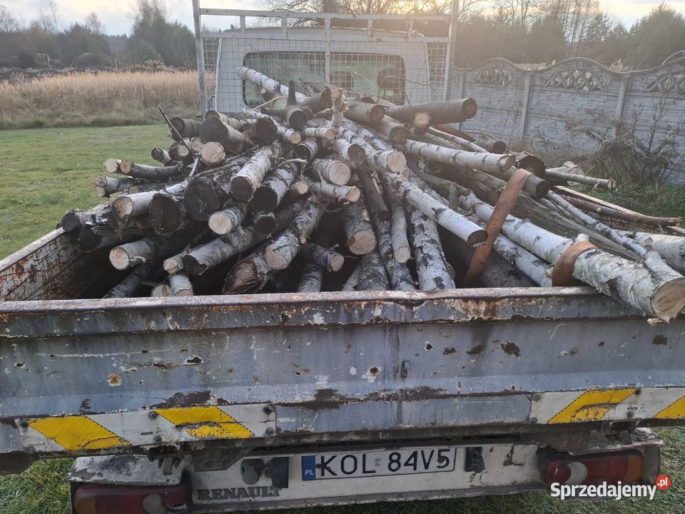 drewno kominkowe cale auto brzoza dab akacja śląskie Mierzęcice