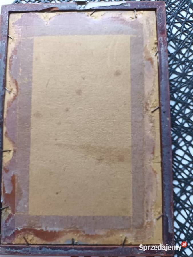 Stara akwarela pejzaż pomorskie Malbork