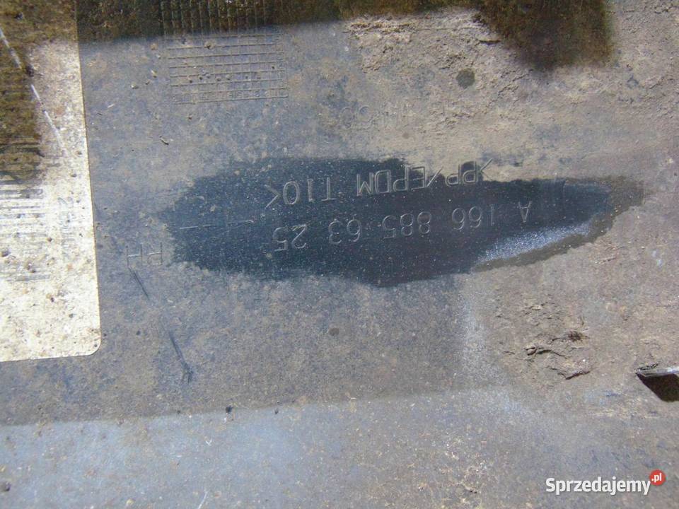 LISTWA ZDERZAKA PRAWY TYŁ ML W166 A1668856325